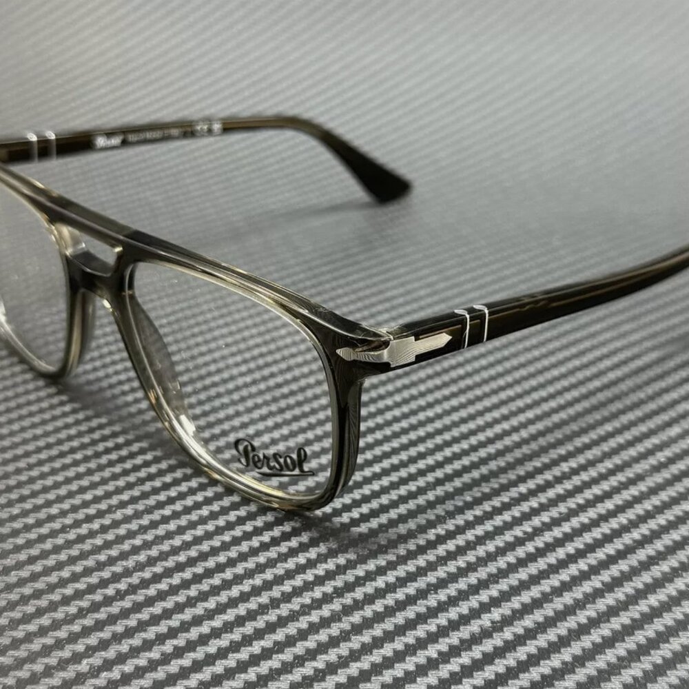 Persol Smoke Grey Unisex 54mm Eyeglasses